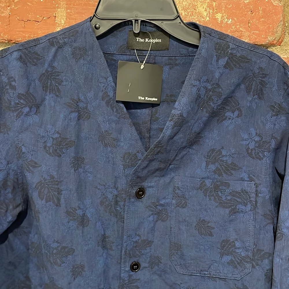 The Kooples  Navy blue jacket shirt NWT - Picture 2 of 3